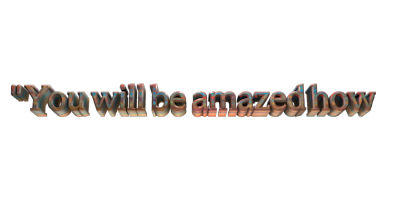 Создать 3D текст - Бесплатный редактор изображений онлайн - "You will be amazed how 
