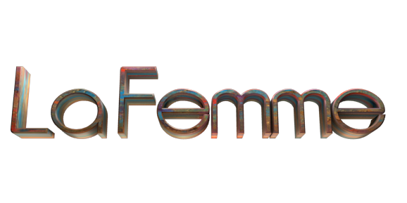 Make 3D Text Logo - Free Image Editor Online - La Femme