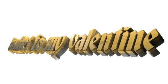 Make 3D Text Logo - Free Image Editor Online - bullet fo my valentine