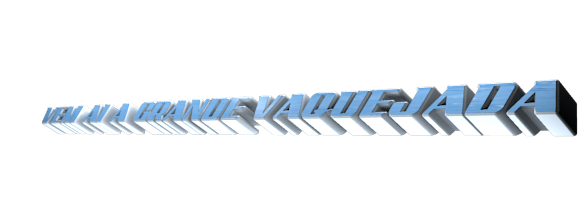 Lav 3D Text Logo - Gratis Billed Editor Online - VEM  AI  A  GRANDE  VAQUEJADA